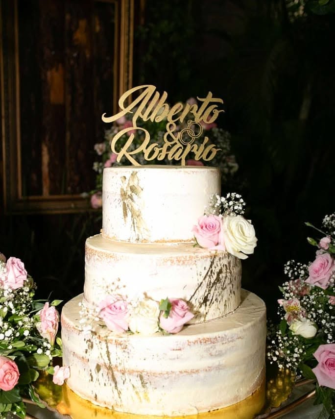 Pastel de alta repostería artesanal creado en Alberto Pastelería en Mazatlán